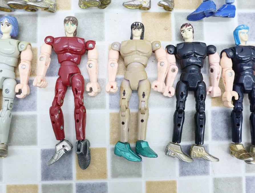 BANDAI聖闘士星矢1980年代日本製当時物新生ブロンズ5体セット BANDAI聖闘士星矢1980年代日本製当時物新生ブロンズ5体セット